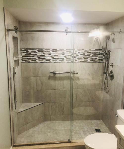 newly installed tiles on a bathroom fort myers fl